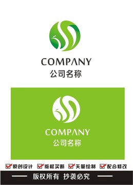 绿孔雀凤凰logo