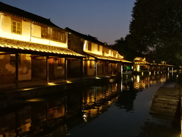 江南水乡 夜景