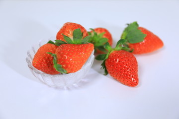 可口的草莓