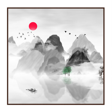 工藝裝飾水墨畫