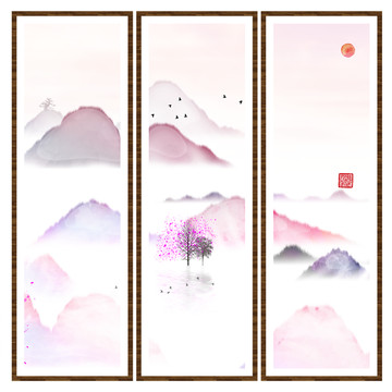 工藝裝飾水墨畫
