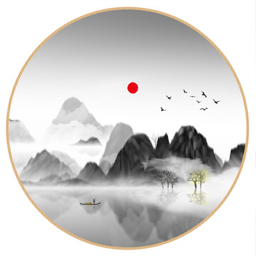 寫意山水畫