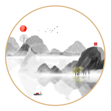 寫(xiě)意山水畫(huà)