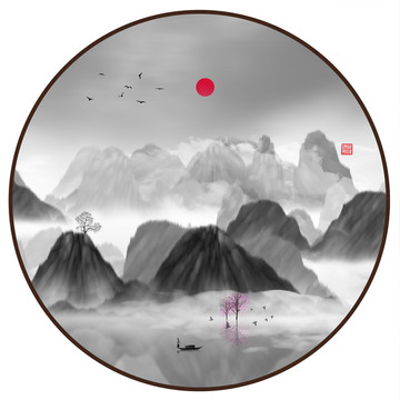 抽象畫彩墨肌理油畫
