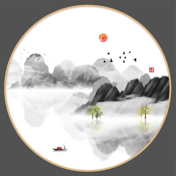 意境禪意裝飾抽象畫
