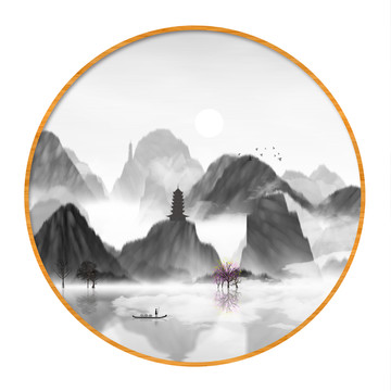意境禪意裝飾抽象畫