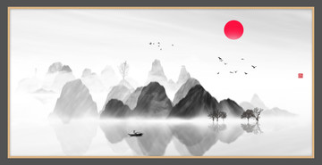 水彩水墨藝術(shù)畫