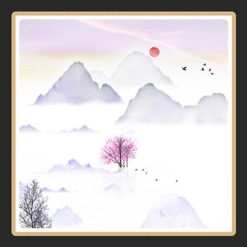 寫意山水畫