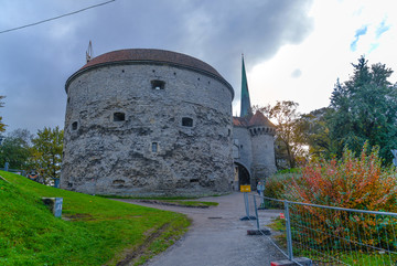 欧洲古城城墙