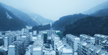 乡镇雪景