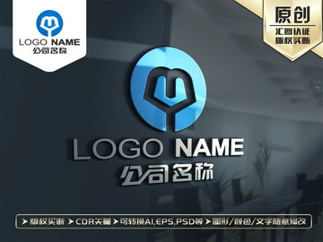 MY字母LOGO