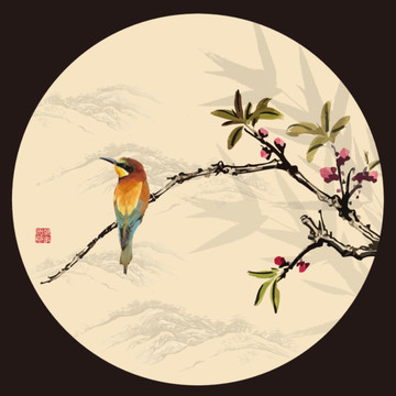 中式花鳥畫
