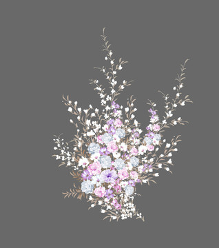 手繪花卉