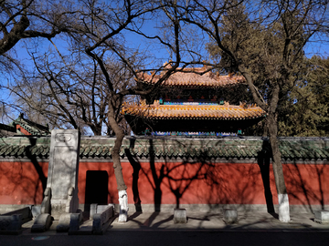 北京蓝天古建筑
