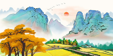秋天豐收