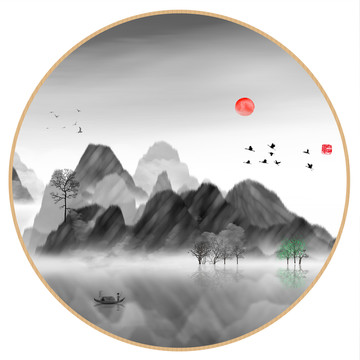抽象畫彩墨肌理油畫