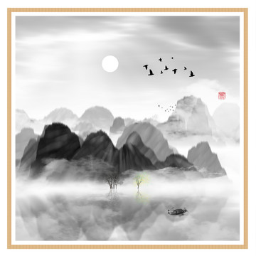 無框畫