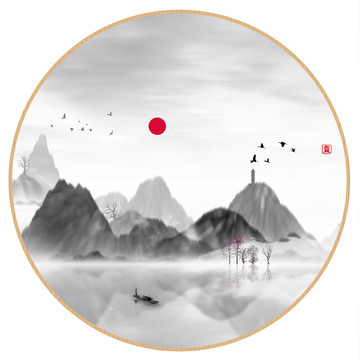 抽象畫彩墨肌理油畫