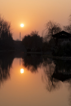 夕阳图片