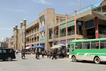 新疆喀什城市街道