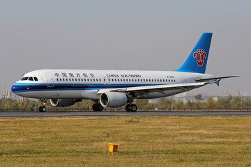 沈阳机场中国南方航空公司飞机