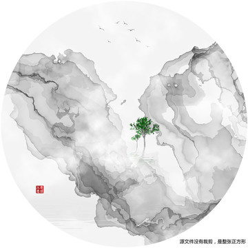 禪意山水畫