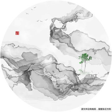 禪意水墨畫
