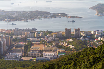 海南三亚榆林湾风光