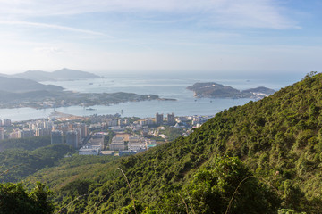 海南三亚榆林湾风光