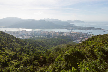 海南三亚榆林湾风光