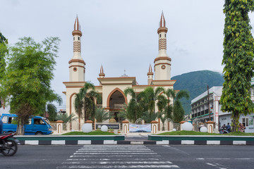 印尼清真寺街景