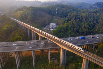 高铁高速公路高架桥立交桥