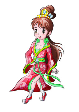 古裝美女卡通
