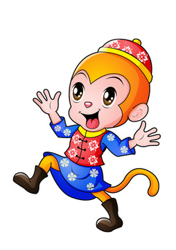 小猴子卡通設計