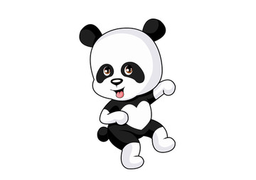 小熊猫卡通设计