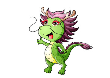 青龍卡通設(shè)計(jì)