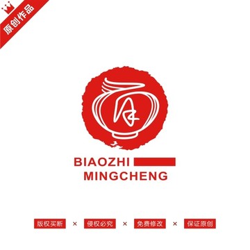 面字面館面條LOGO標志商標