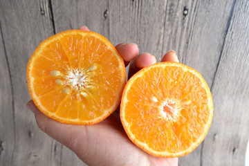 橙子剖面