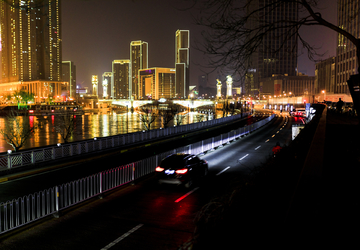 天津北安桥夜景