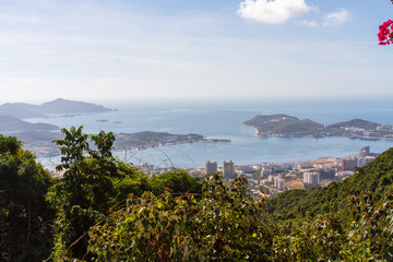 海南三亚榆林湾鹿回头半岛