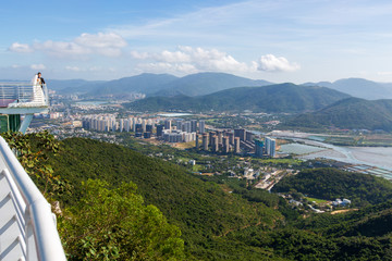 海南三亚吉阳区城市风光