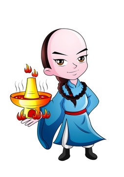 火鍋英雄卡通設(shè)計