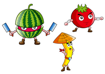 生鮮俠客卡通設(shè)計(jì)