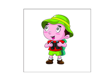 探險(xiǎn)男孩卡通設(shè)計(jì)