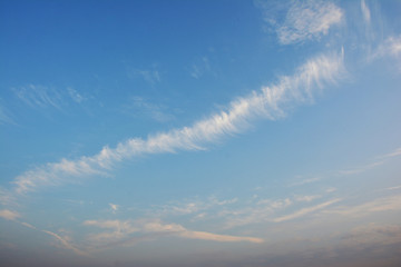 天空飞机划线