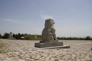 唐桥陵石狮