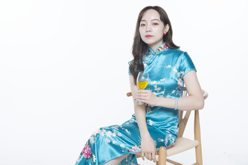 中国传统旗袍图片大全