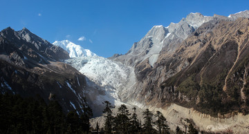 海螺沟雪山