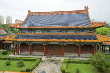 中式大殿外景