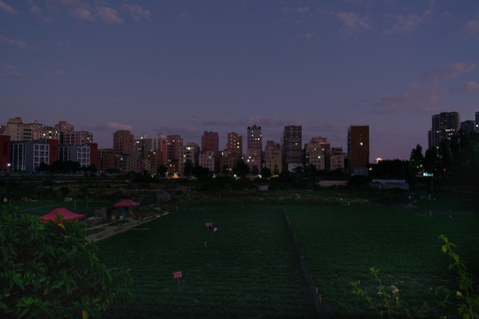 深圳城中村夜景